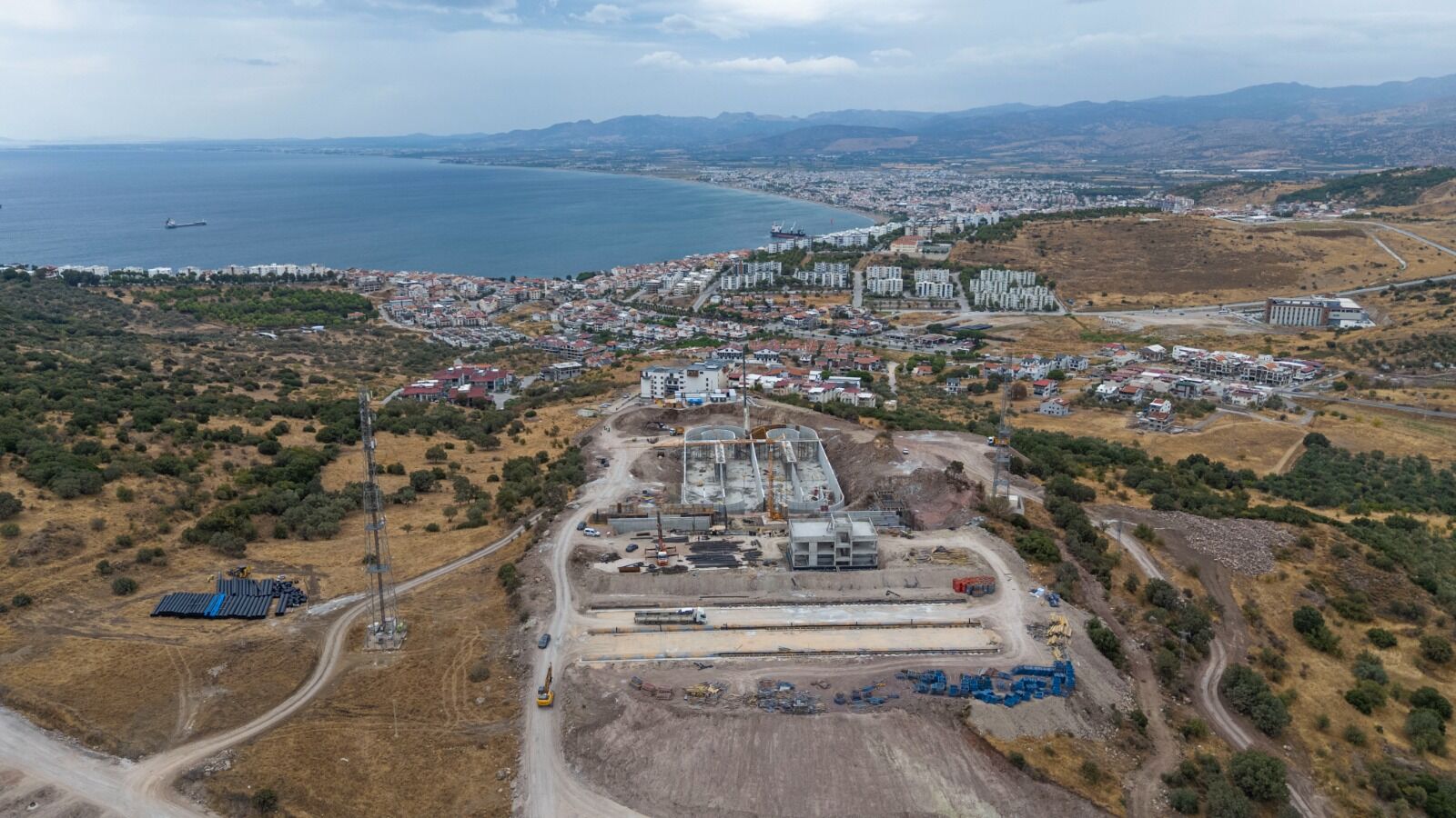 Dikili’de Yapımı Süren Ileri Biyolojik Atıksu Arıtma Tesisi, (7)