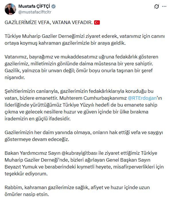 İçişleri Bakanı Çiftçi, Gazilerle Bir Araya Geldi (3)