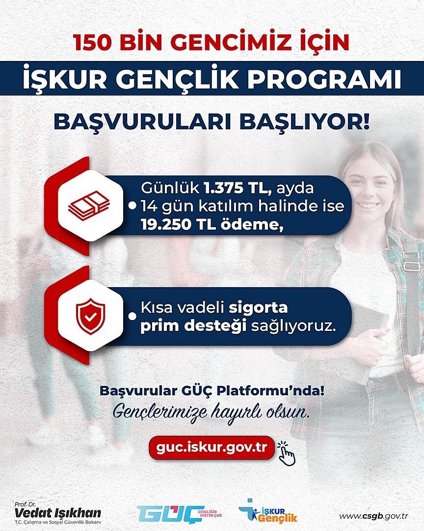 İşkur Gençlik Programı’nda Yeni Dönem