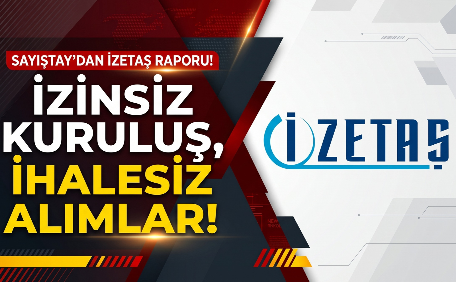 İzinsiz kuruluş, ihalesiz alımlar: Sayıştay’dan İZETAŞ raporu!