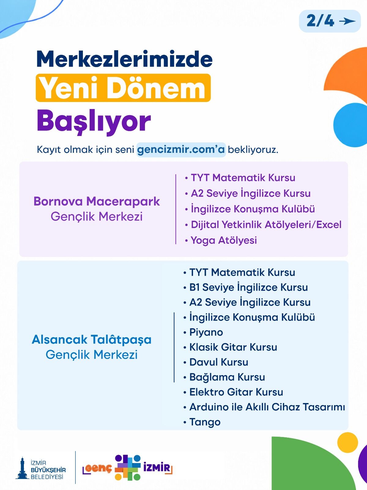 İzmir Büyükşehir Belediyesi’nin Genç İzmir (4)