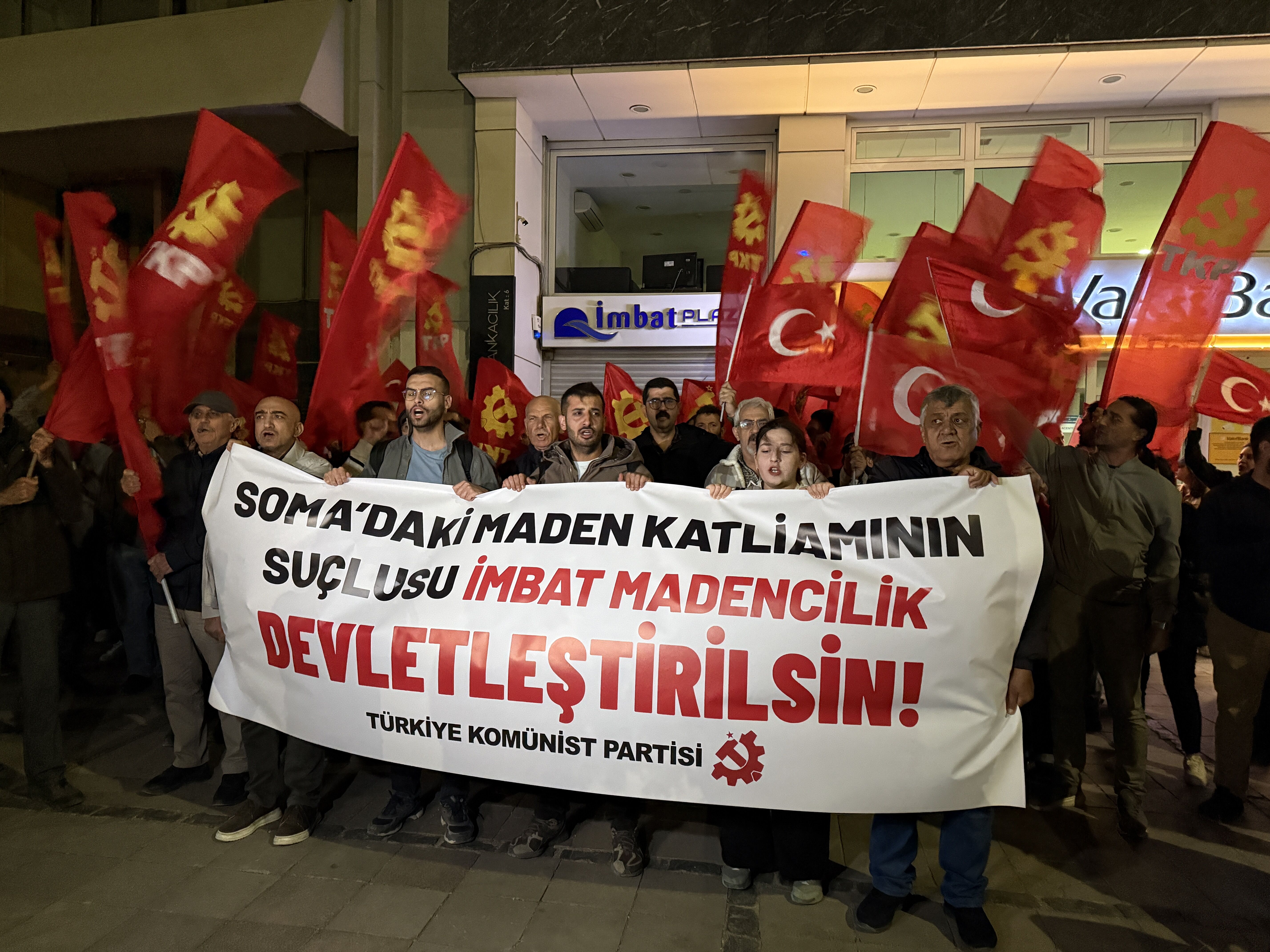 TKP İzmir’den Soma faciası sonrası protesto