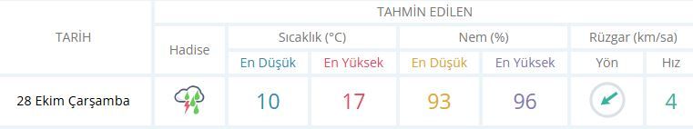 Manisa Hava Durumu-29