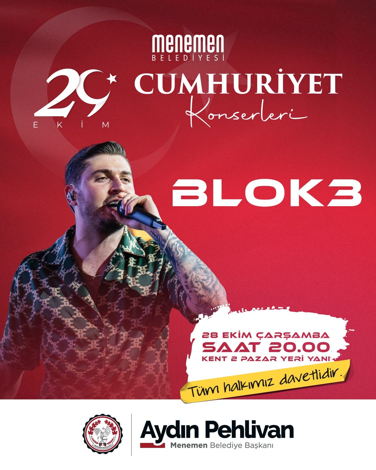 Menemen’de Cumhuriyet’in 103. Yıl Dönümü, 28 Ve 29 Ekim’de (1)