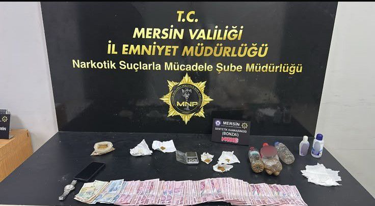 Mersin’de Uyuşturucu Operasyonu 2 Tutuklama