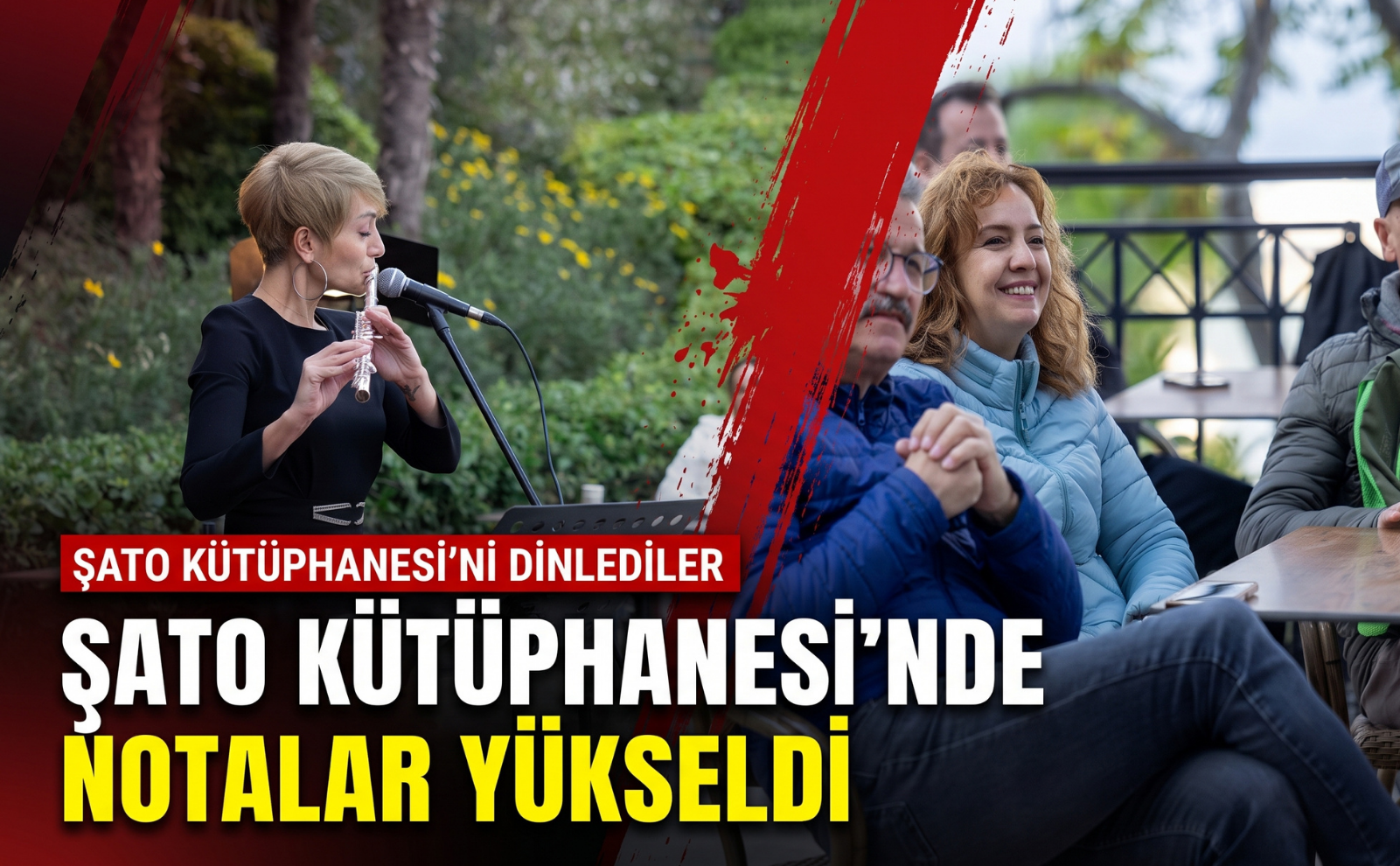 Şato Kütüphanesi’nde ders molasına canlı müzik dokunuşu!