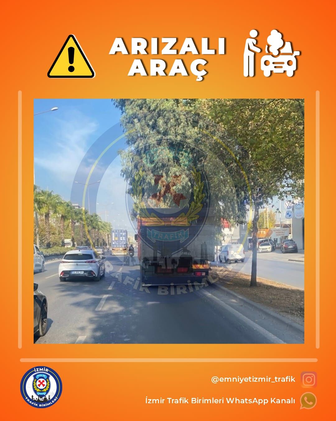 Ankara Caddesi’nde kamyon arızası