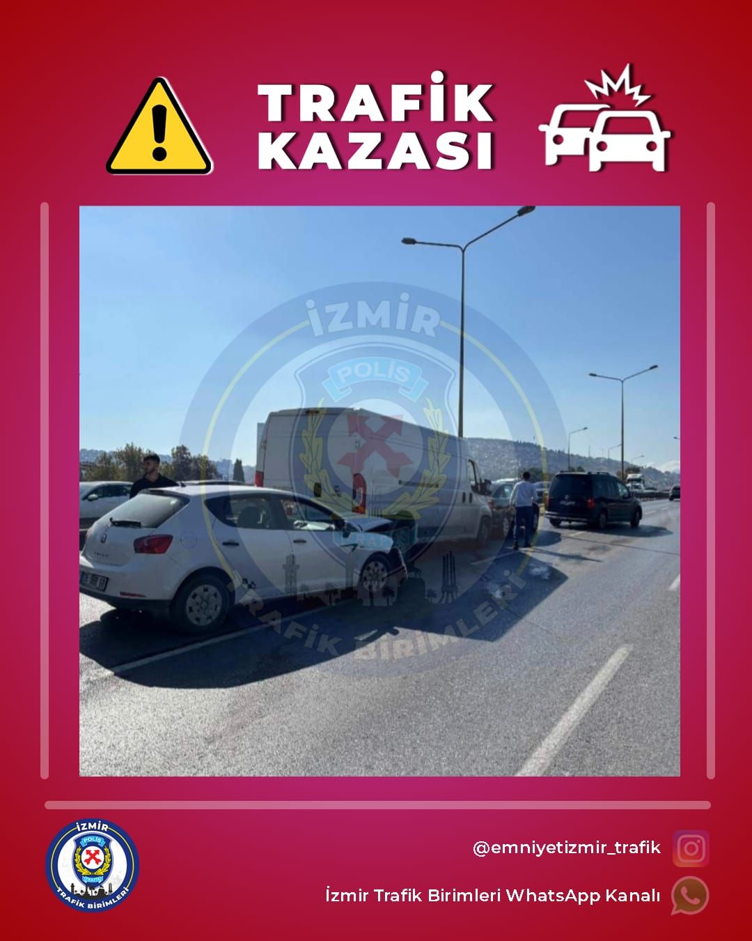 İzmir Mürselpaşa Bulvarı’nda kaza