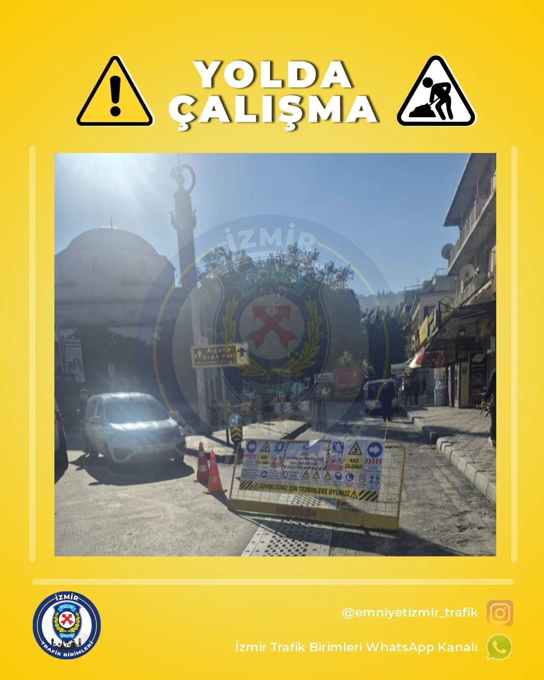 İzmir’de Anafartalar Caddesi trafiğe kapatıldı (27 Ekim)